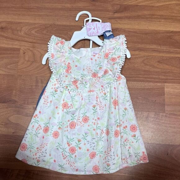NWT Tommy Bahama Girls Multicolor Sundress Floral Matching Outfit Set Size 2T - Picture 6 of 7
